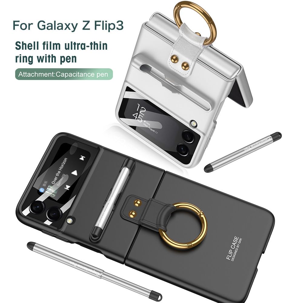 Amazon.co.jp: Samsung Galaxy Z Flip 3 4 5Gケース用ペン磁気カバー